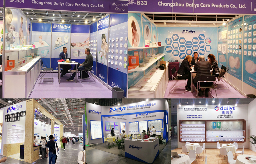 Dailys Care team presenting product ranges at an industry exhibition
