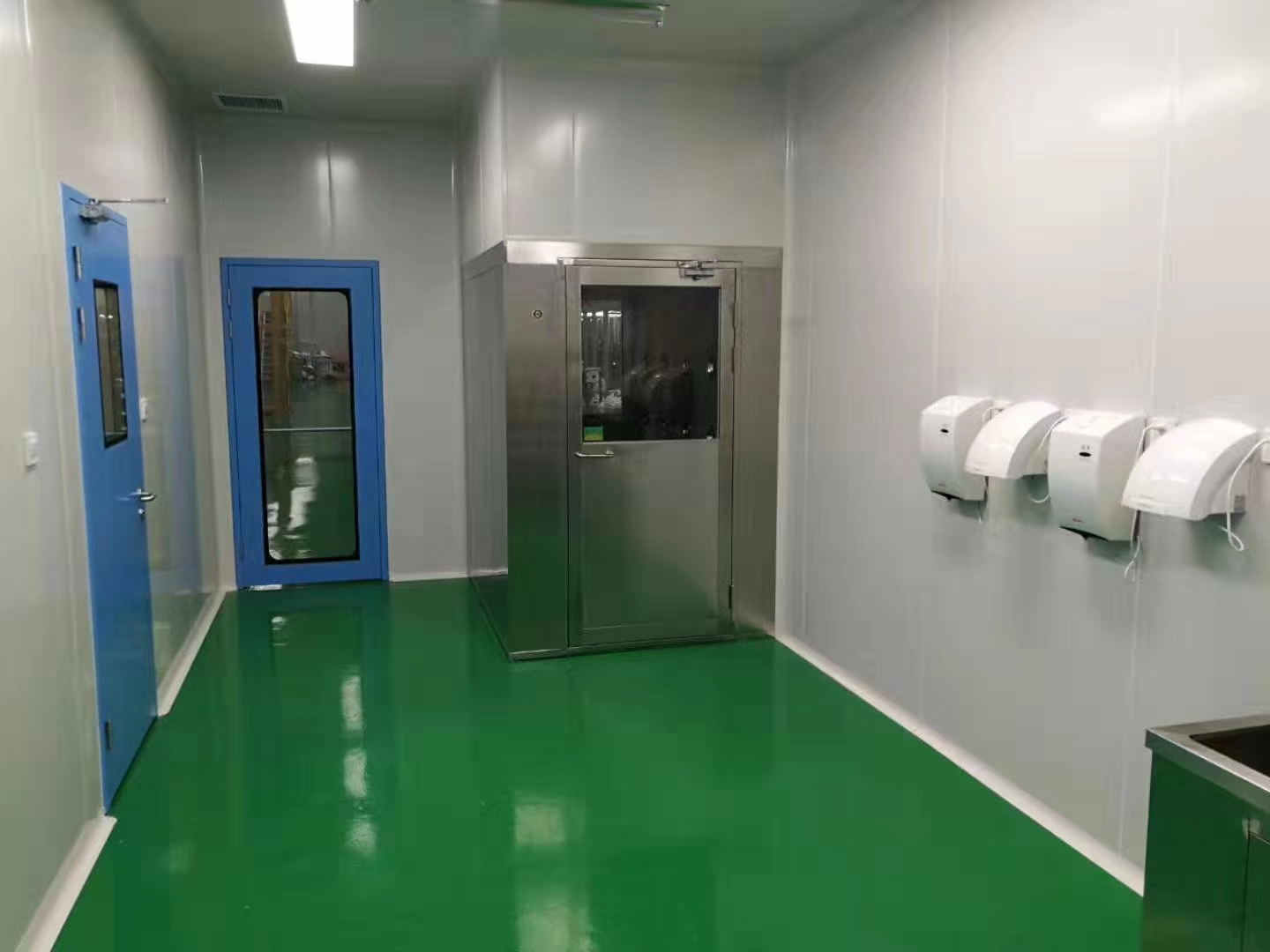 Production workshop aisle at Dailys Care