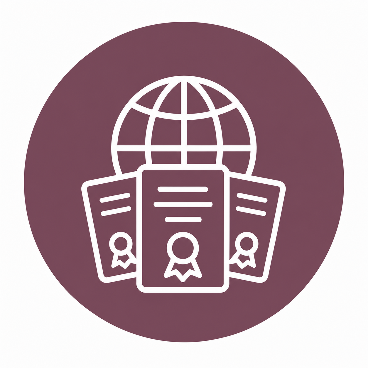 International certifications icon