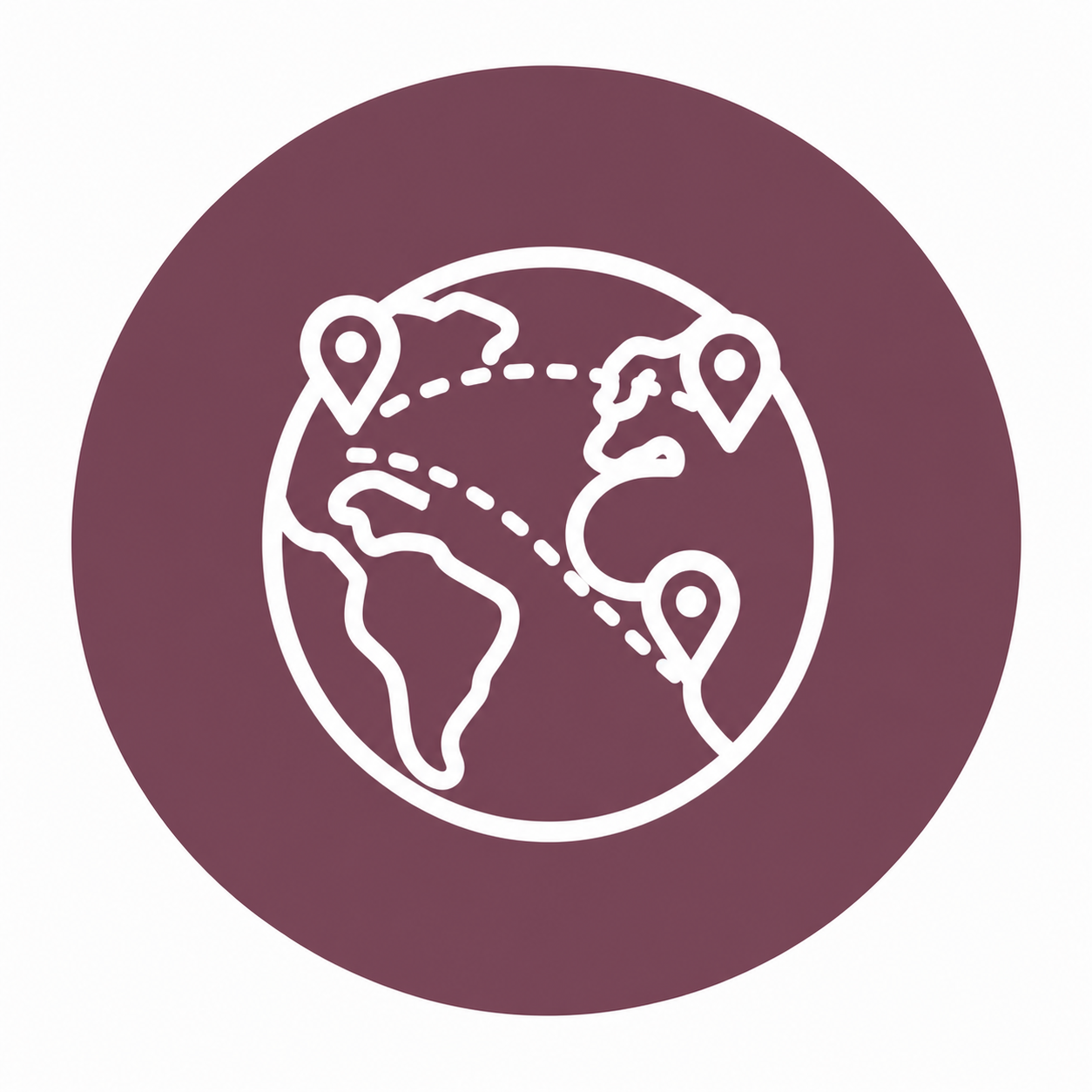 Exported countries icon