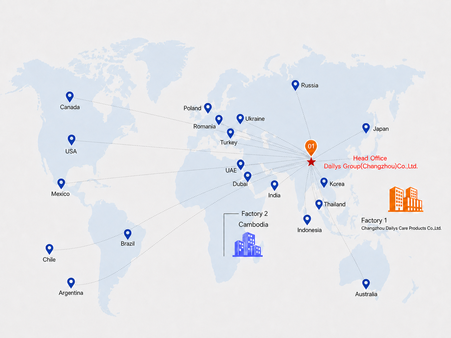 Dailys global market coverage illustration